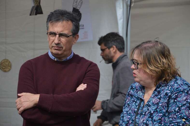 Juan Francisco Artiles y Luisa Dávila, concejales de Más por Telde (Foto TA)